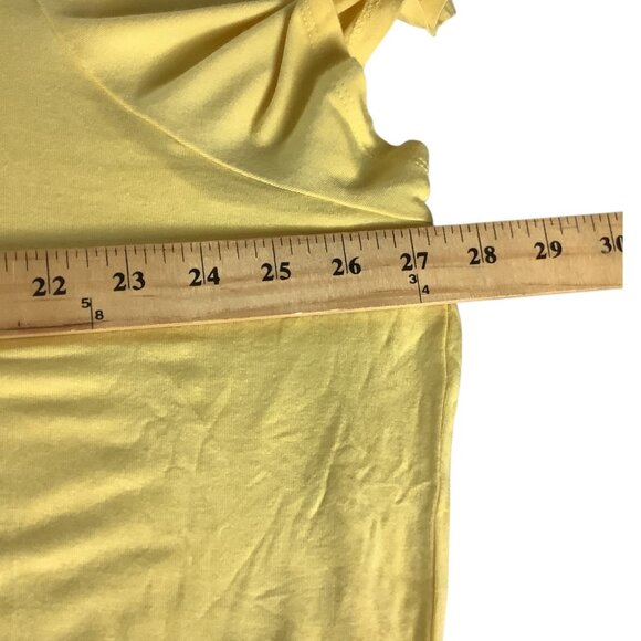 Lane Bryant Womens Plus Size 26/28 Yellow Graphic Tee "Be Happy Be Bright Be You - Picture 8 of 12